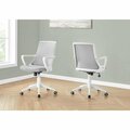 Clean Choice Mesh & Multi Position Office Chair White & Grey CL3072174